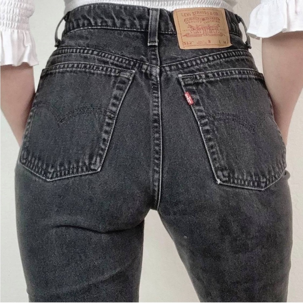 Vintage Levi’s 512 faded black